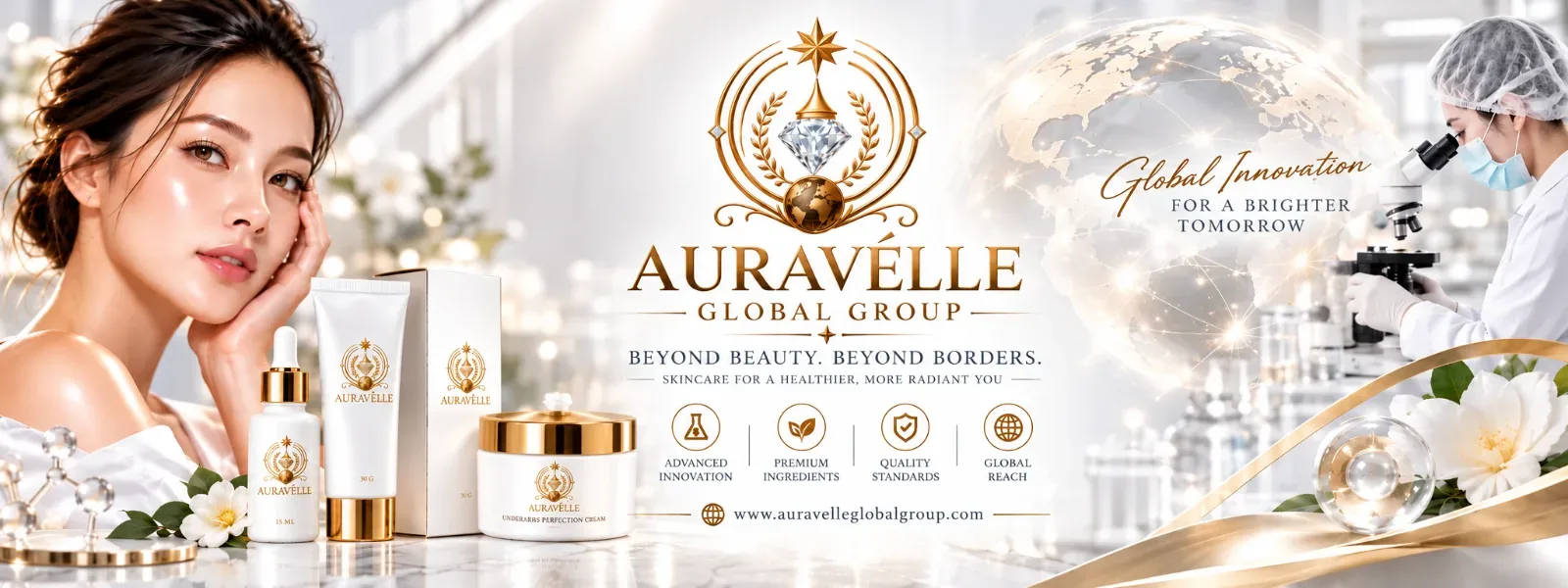 AURAVÉLLE GLOBAL GROUP — Beyond beauty. Beyond borders.