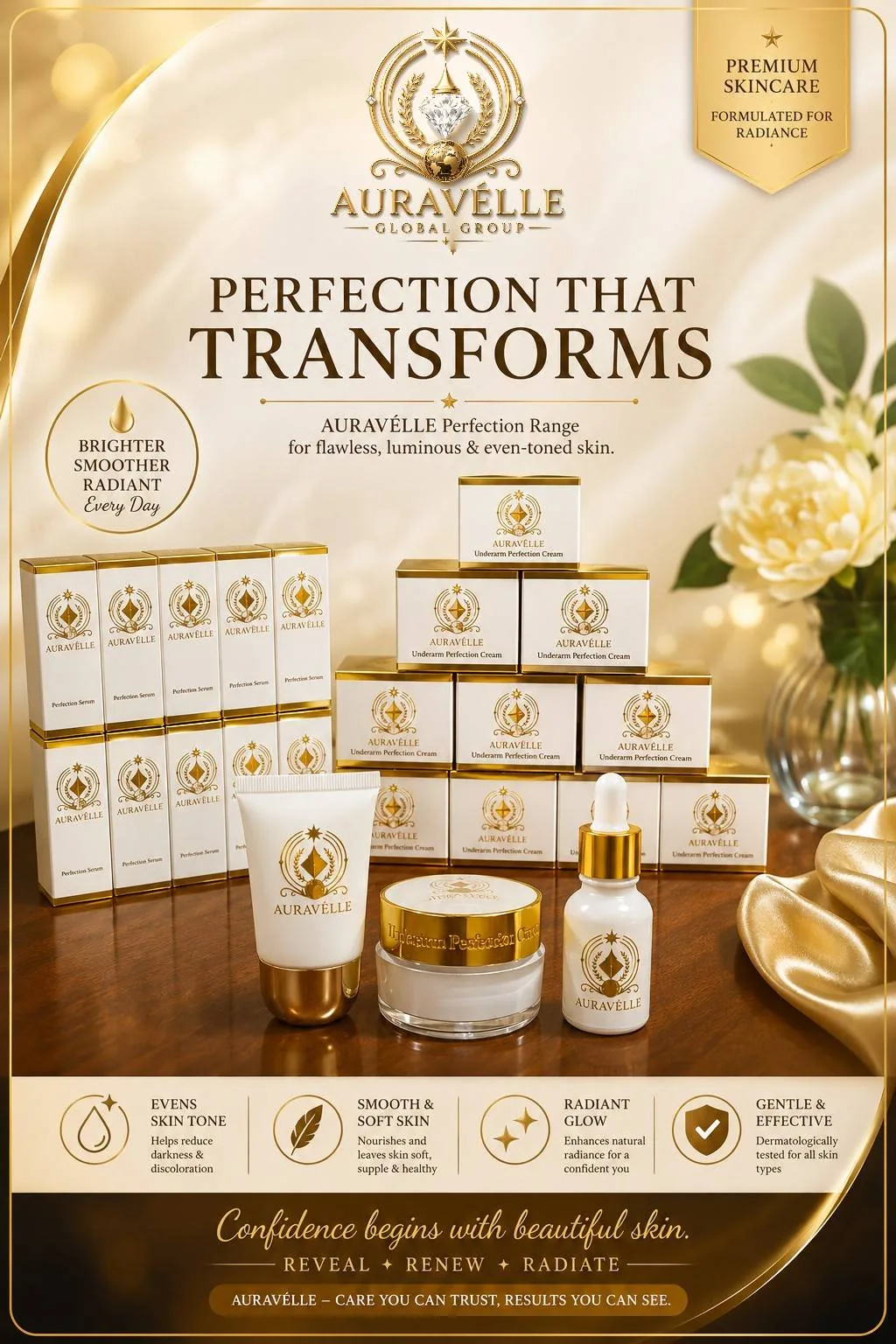 Perfection That Transforms — the AURAVÉLLE Perfection range