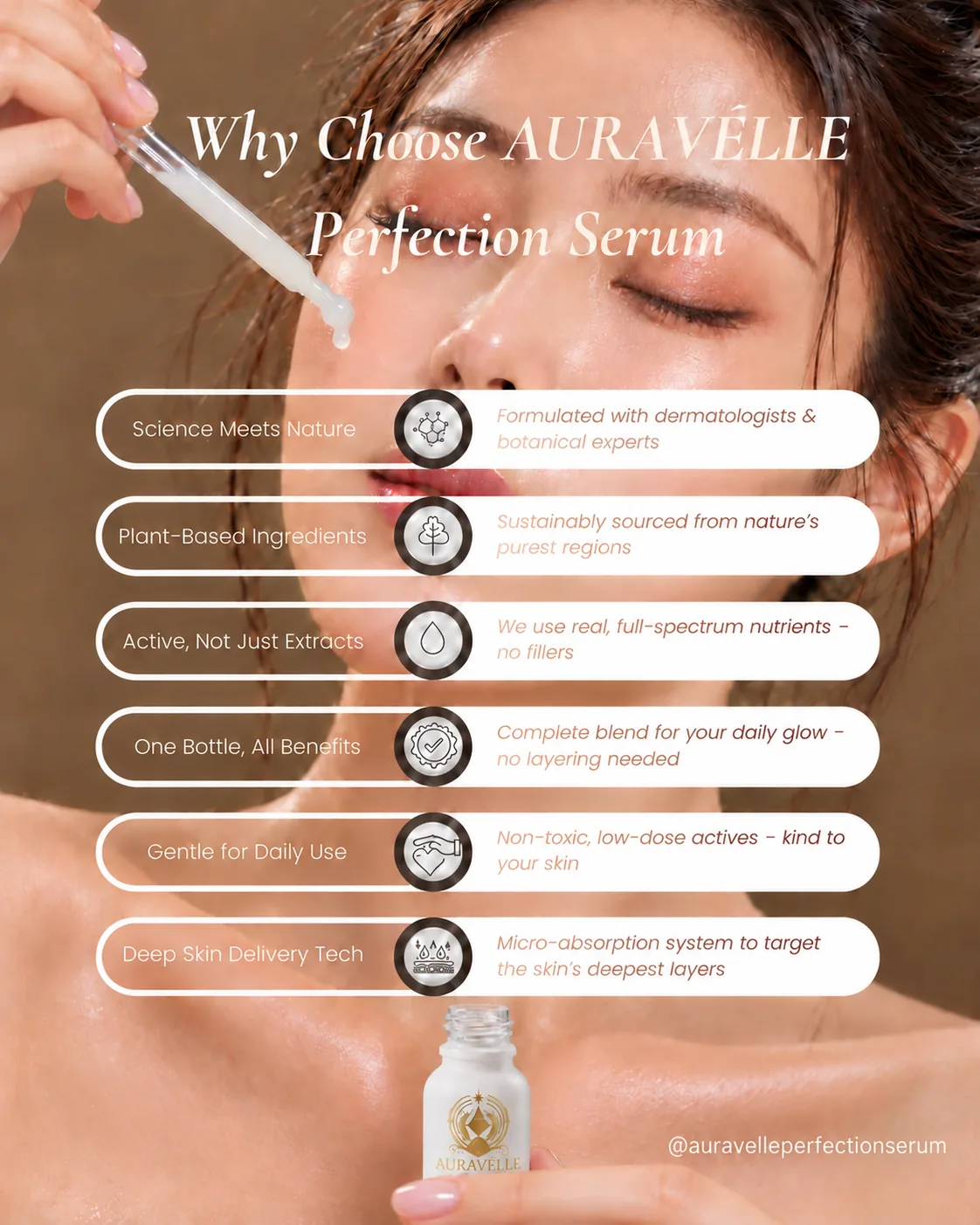 Why choose AURAVÉLLE Perfection Serum